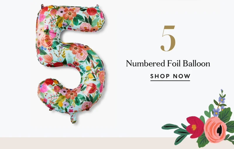 Shop Numbered Foil Balloon