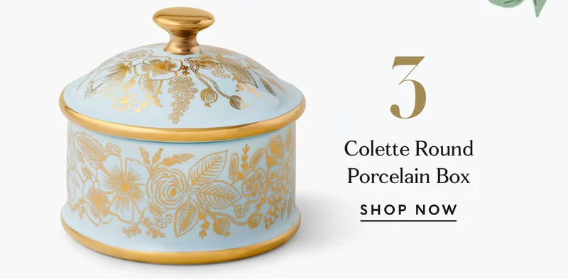 Shop Colette Round Porcelain Box