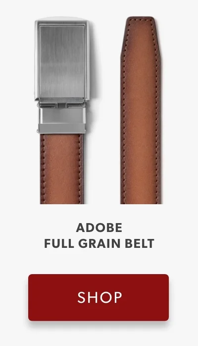 Adobe Full Grain Leather Belt