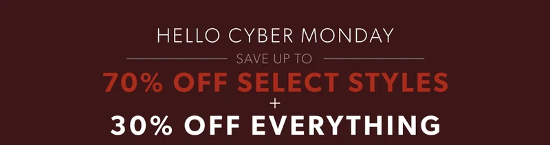 Today only! Up to 70% off select styles with 30% off everything. SHOP NOW