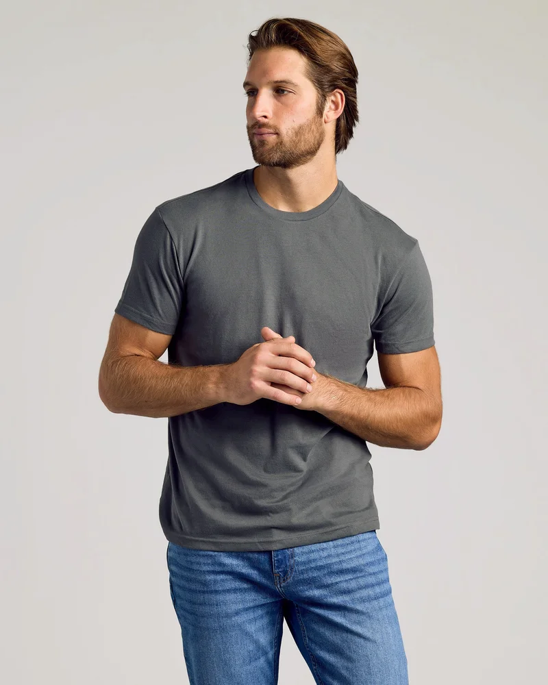 Image of Carbon Short Sleeve Crew Neck Tee