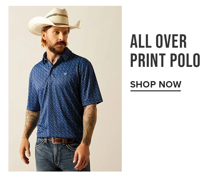 ALL OVER PRINT POLO | SHOP NOW