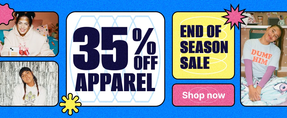 35% off apparel