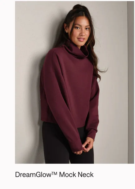 DreamGlow™ Mock Neck