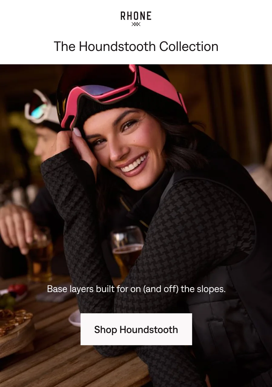 RHONE: The Houndstooth Collection. Shop now