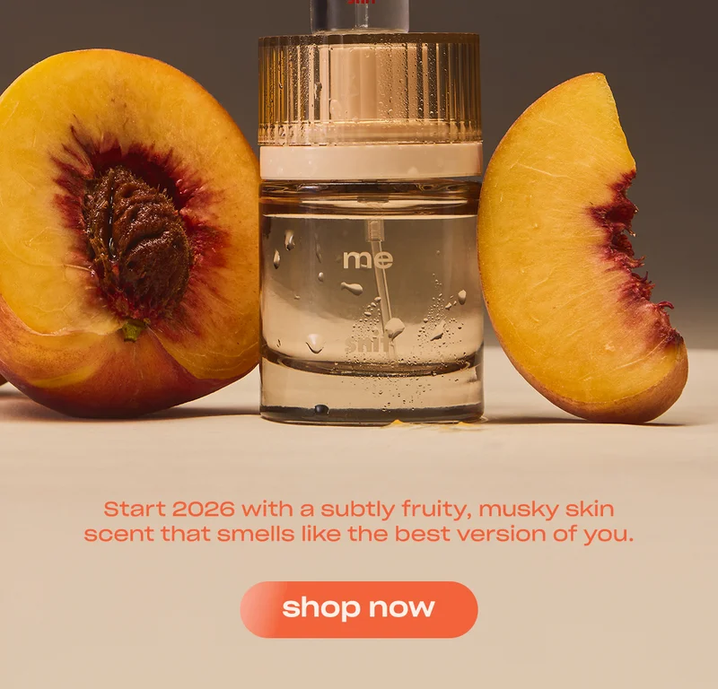 Start 2026 with a subtly fruity, musky skin scent that smells like the best version of you.