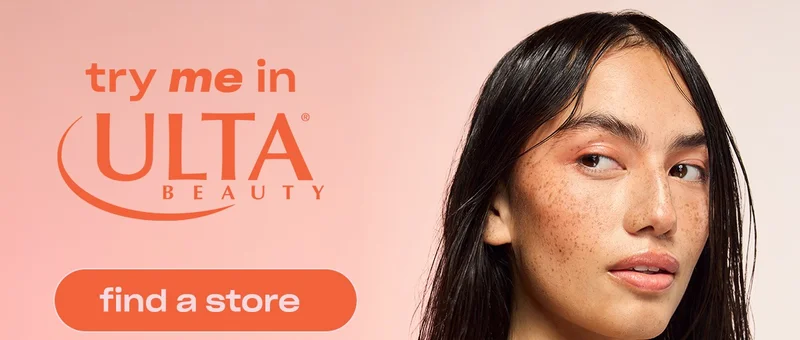 try me in [ulta beauty logo]. find a store
