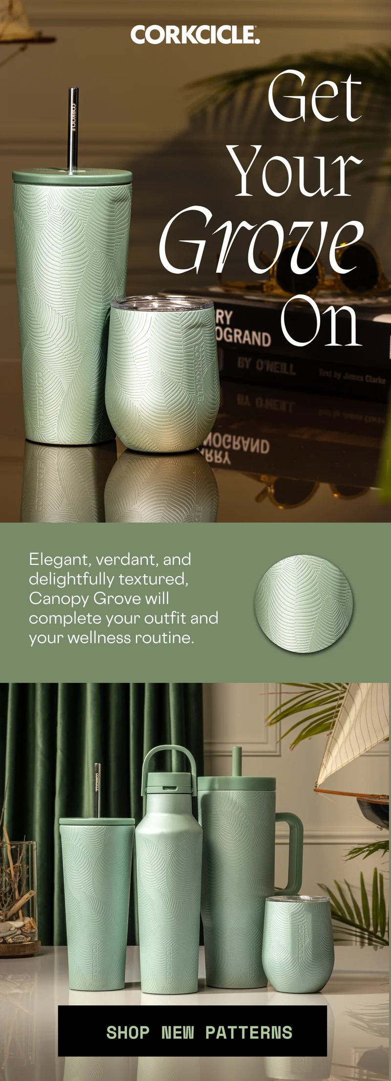 NEW Canopy Grove drinkware