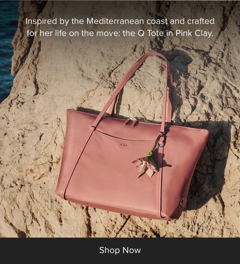 Q Tote - Pink Clay