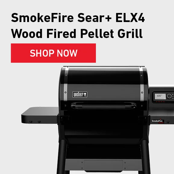 image of the SmokeFire Sear+ ELX4 Wood Fired Pellet Grill
