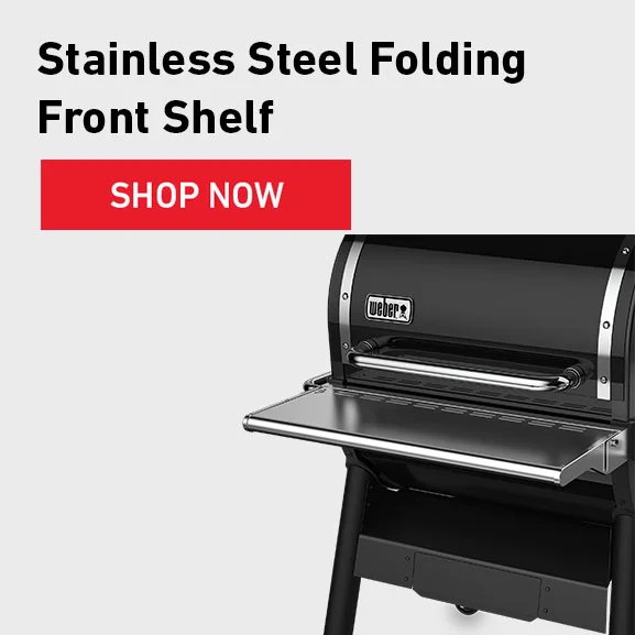 image of the Stainless Steel Folding Front Shelf