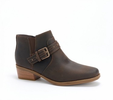 Clarks Collection Leather Ankle Boots -Danyelle Wish