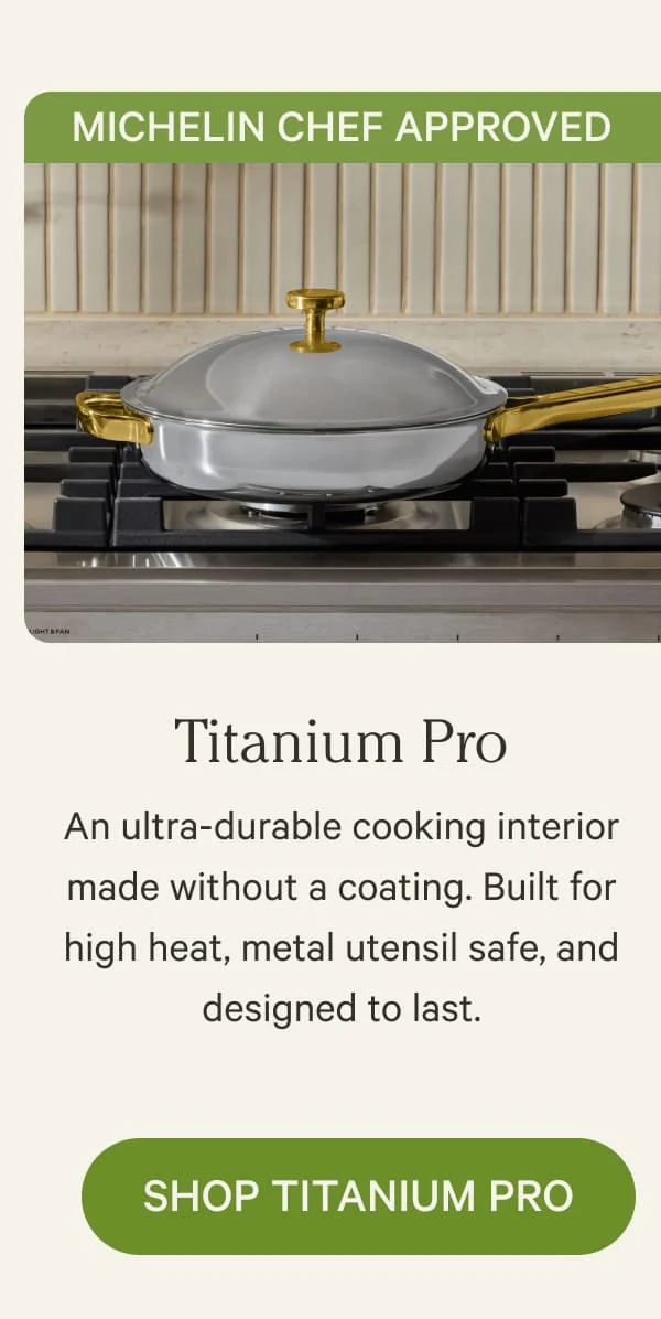 Michelin Chef Approved | Titanium Pro | Shop Titanium Pro