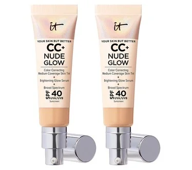 IT Cosmetics CC+ Nude Glow SPF 40 Foundation Duo