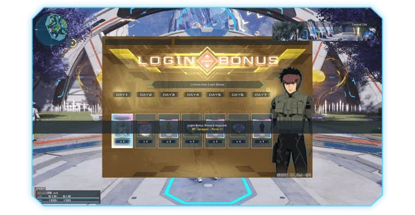 Build parts login bonus image