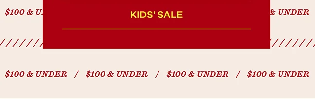 Shop All Kids Sale