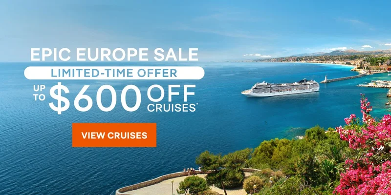 EPIC EUROPE SALE – Click to View Cruises & Learn More EPIC EUROPE SALE – Click to View Cruises & Learn More
