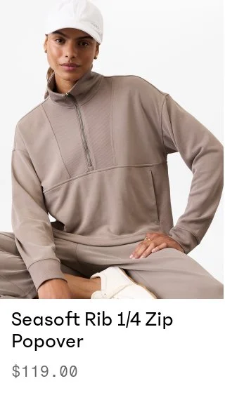 Seasoft Rib 1/4 Zip Popover
