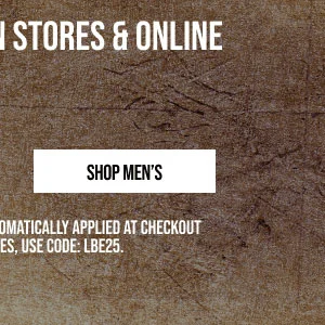 Extra 25% off Shop Men's