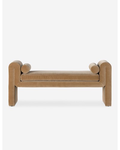 Rowe Bench-Buff Velvet