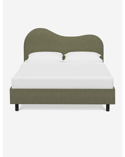 Kadence Platform Bed-Sage Linen / King
