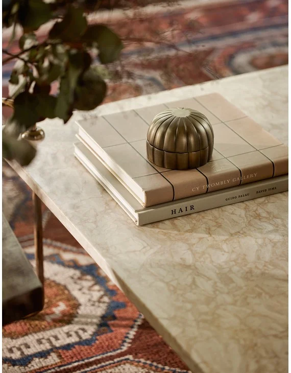 Delphi Lidded Box-Brass