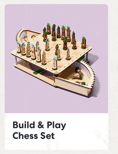 Build & Play Chess Set