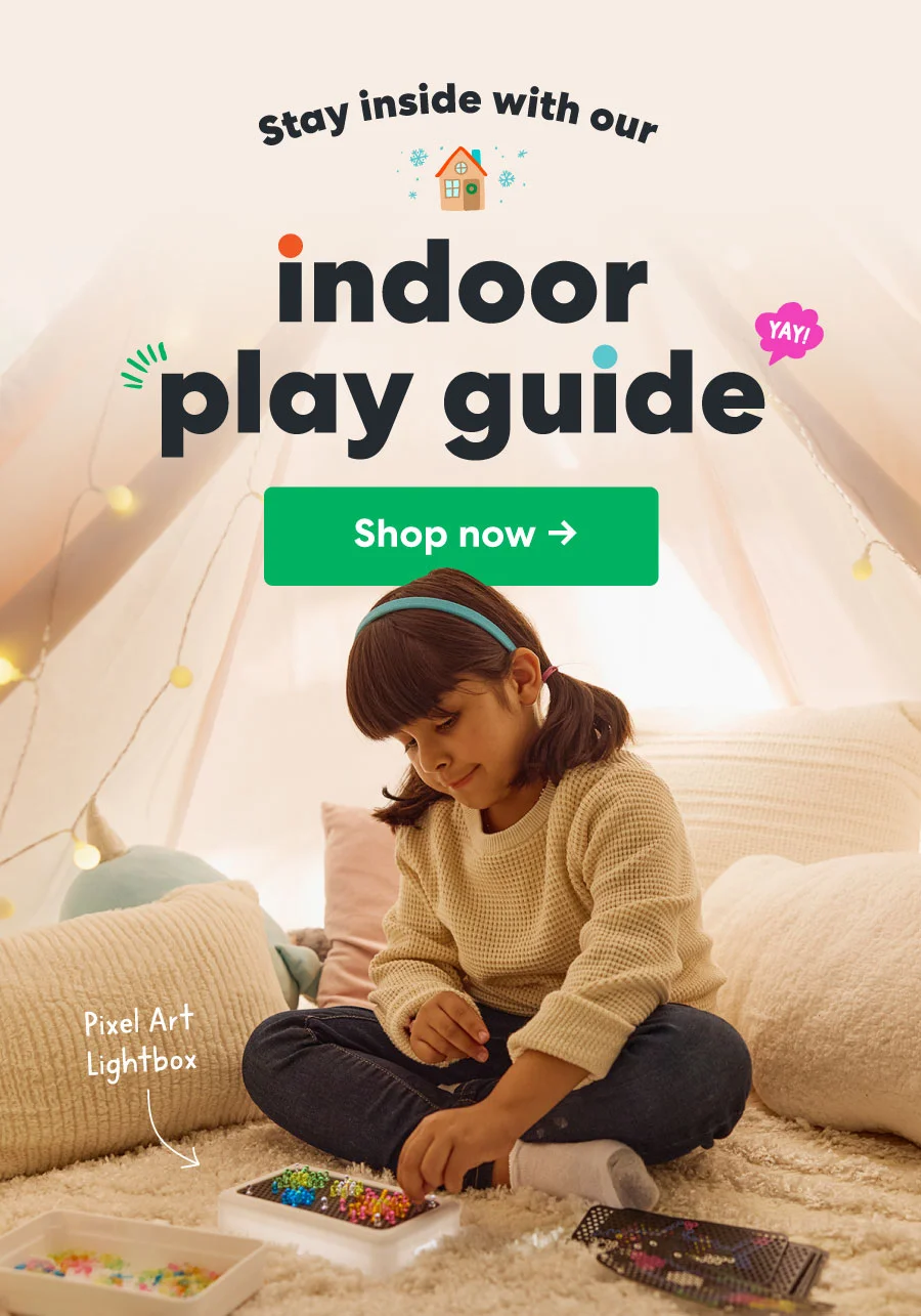 Stoy inside with our indoor play guide!