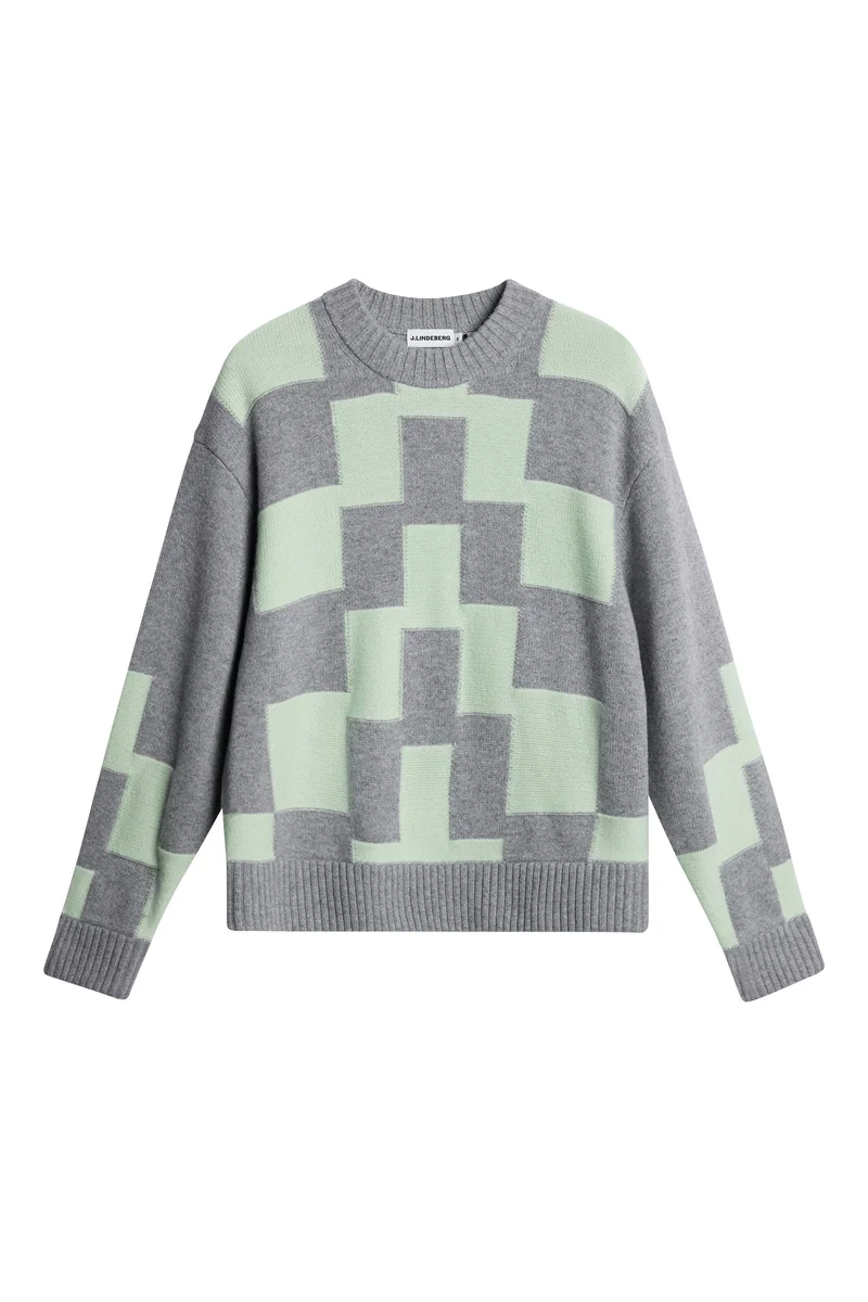 Image of Gavin Stacked Bridge Knit