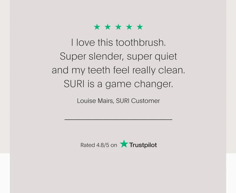 SURI 4.8/5 on Trustpilot