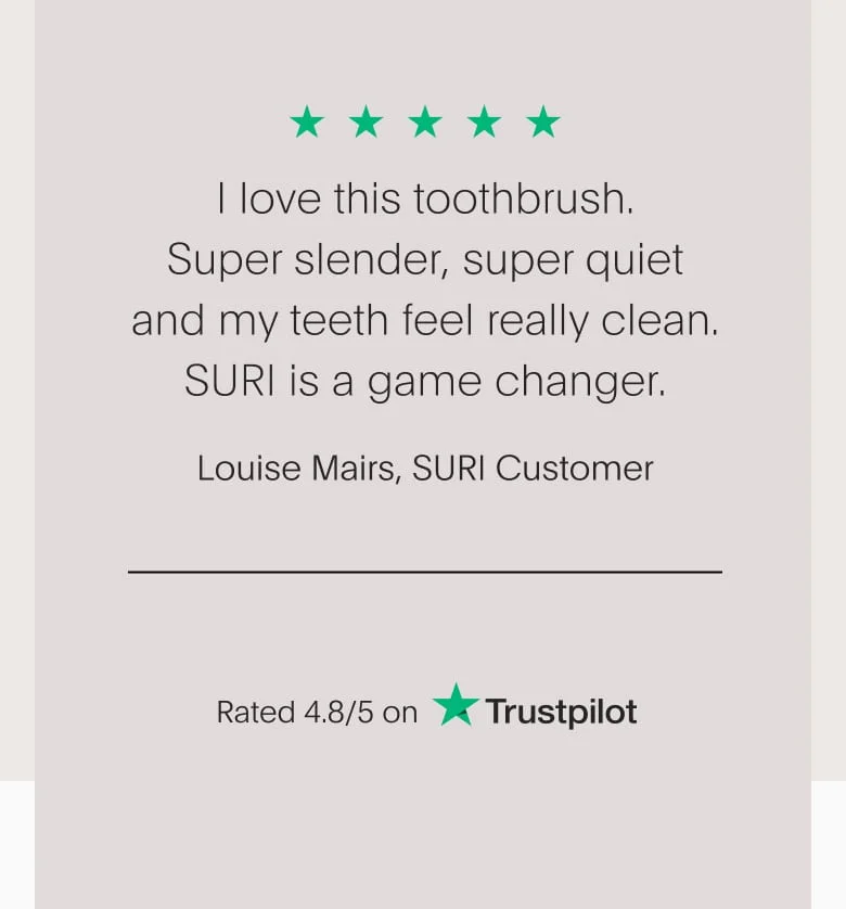 SURI 4.8/5 on Trustpilot