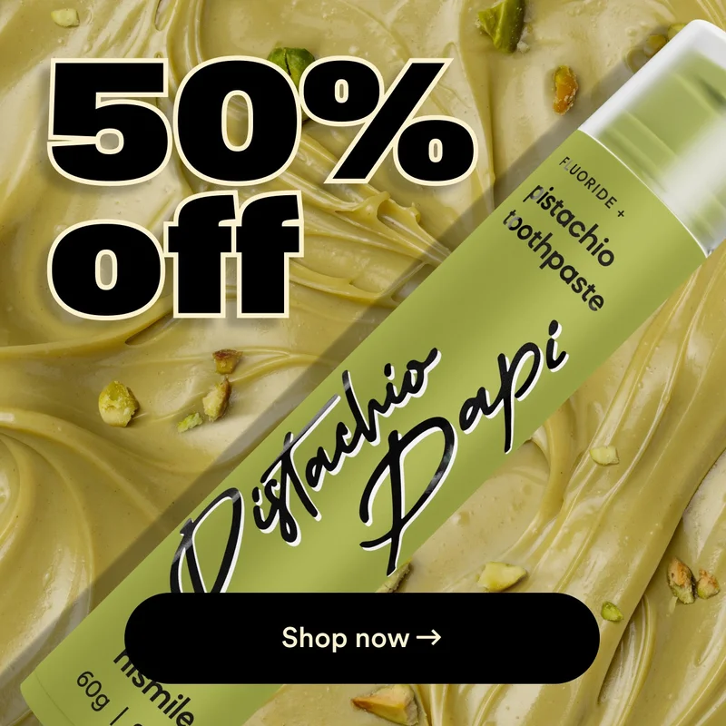 50% off Pistachio Papi Toothpaste - Shop now