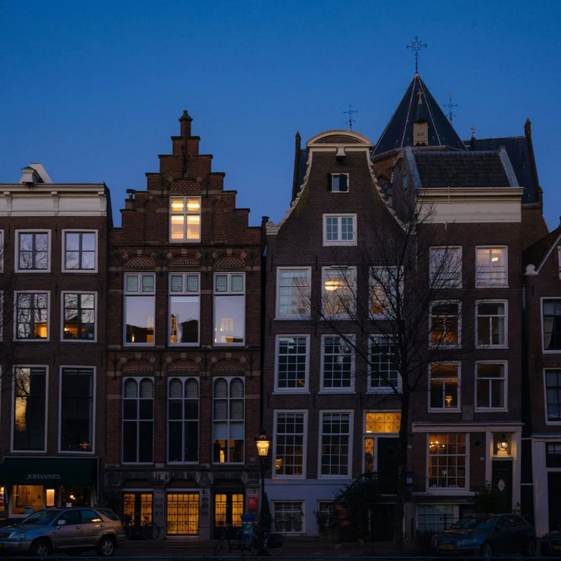 Amsterdam canal houses