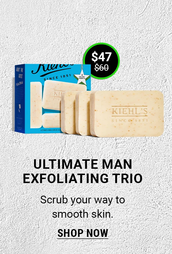 Ultimate Man Exfoliating Trio