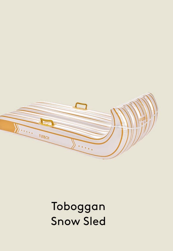 Toboggan Snow Sled - Shop Now