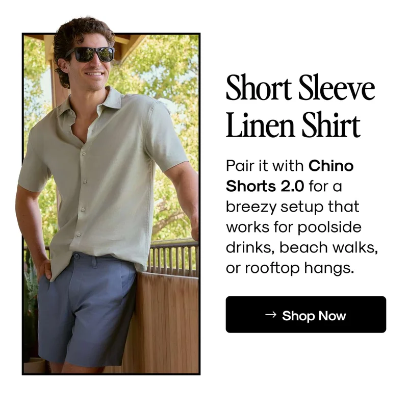 Short Sleeve Linen Shirt