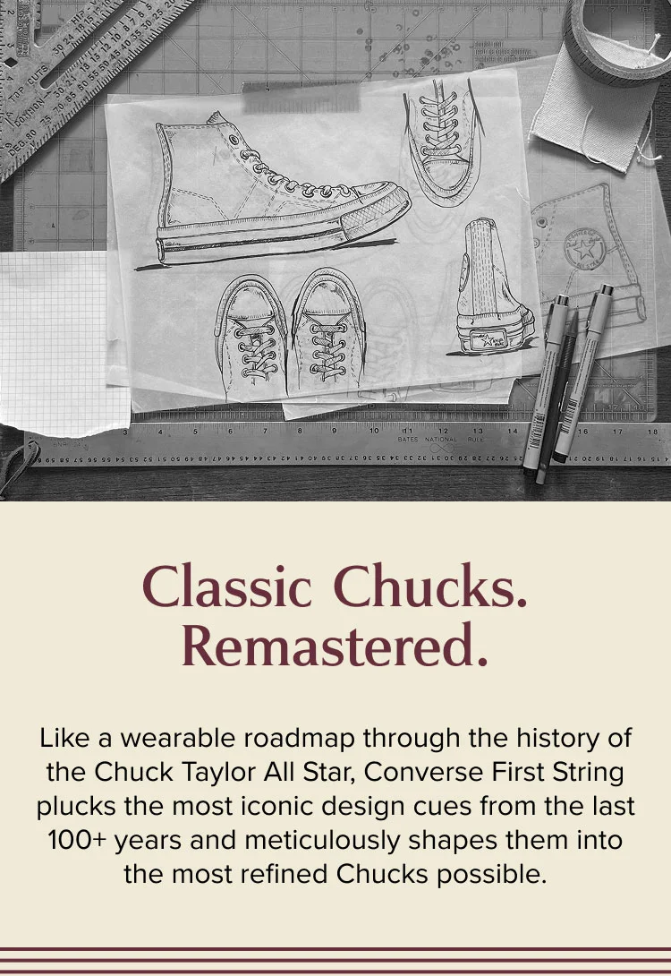 Classic Chucks. Remastered.