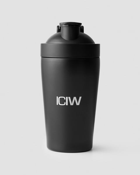 Image of Shaker Bottle Stainless Steel 500ml Black