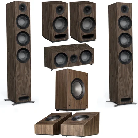 Jamo S 809 7.1 Home Theater Pack, Walnut