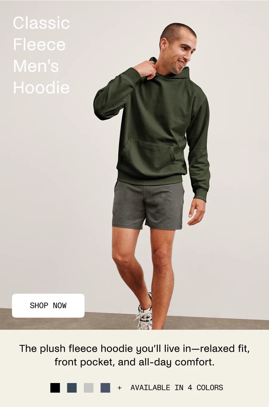 Classic Fleece Men's Hoodie