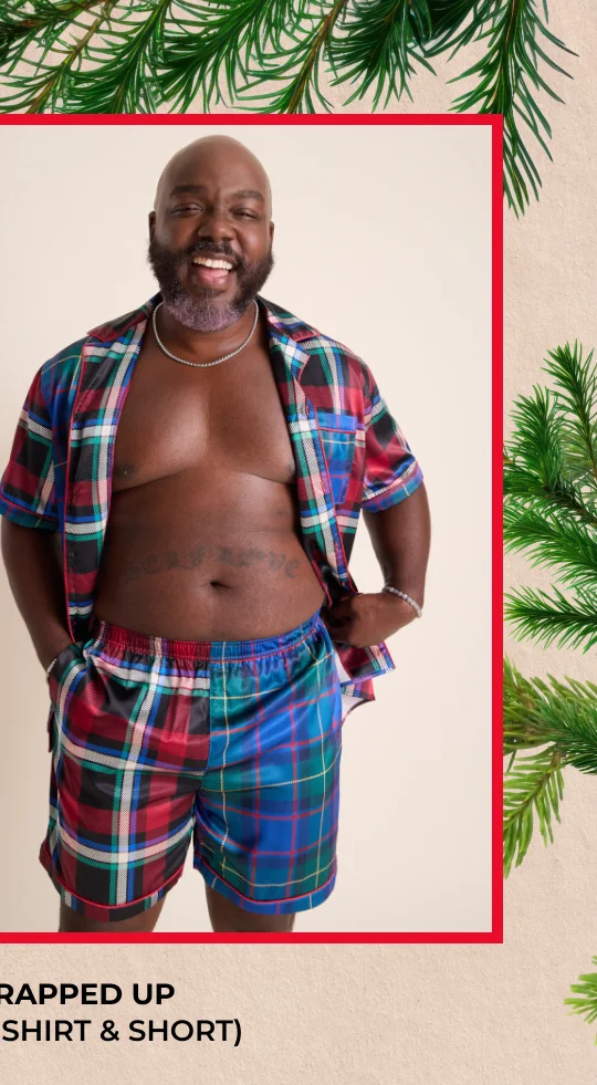 Satin Pajama Short: The All Wrapped Up