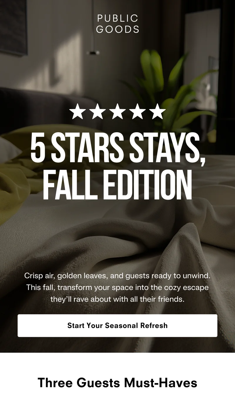 Start Your Seasonal Refresh