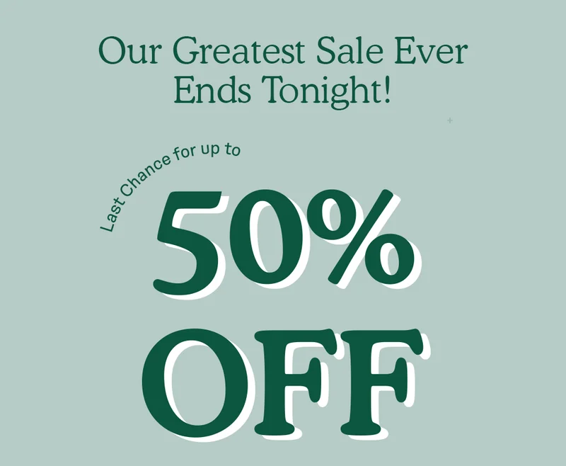 Shop 50% off