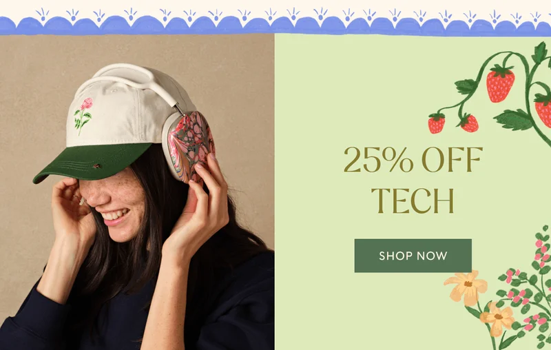 25% OFF TECH | SHOP NOW