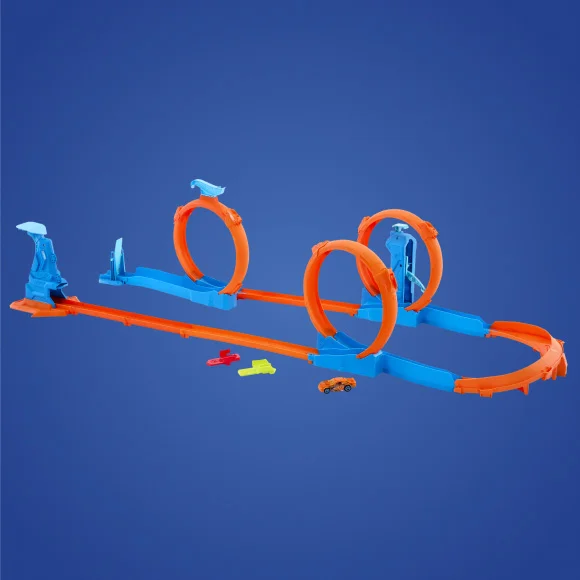 Hot Wheels Track Creator Triple Loop Speed Kit