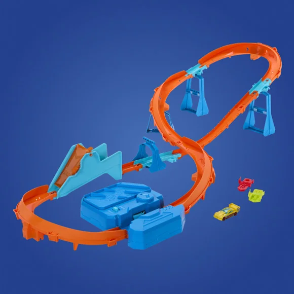 Hot Wheels Track Creator Boosted Jump Speedway Set