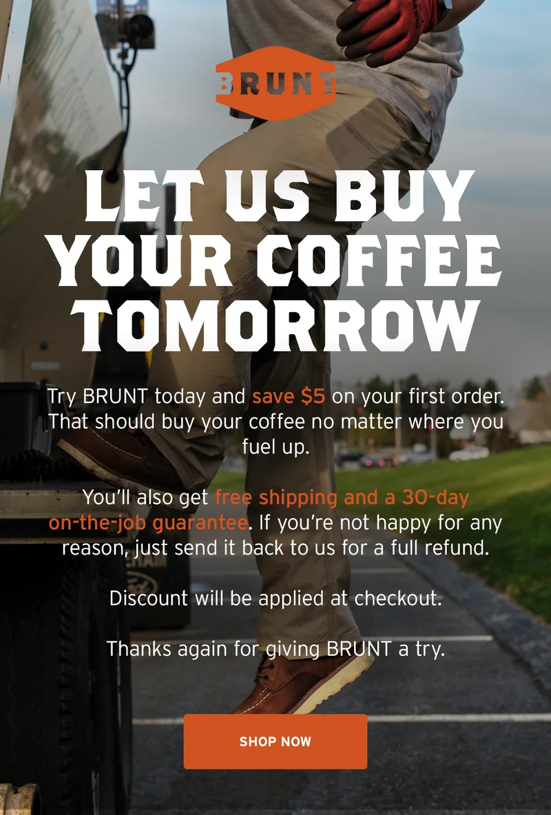 Get $5 off with code Welcome