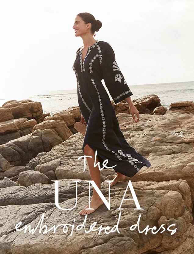 The UNA embroidered dress