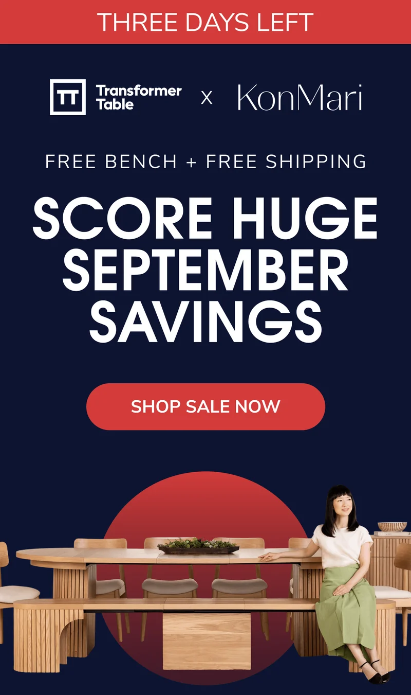 Score Huge September Savings