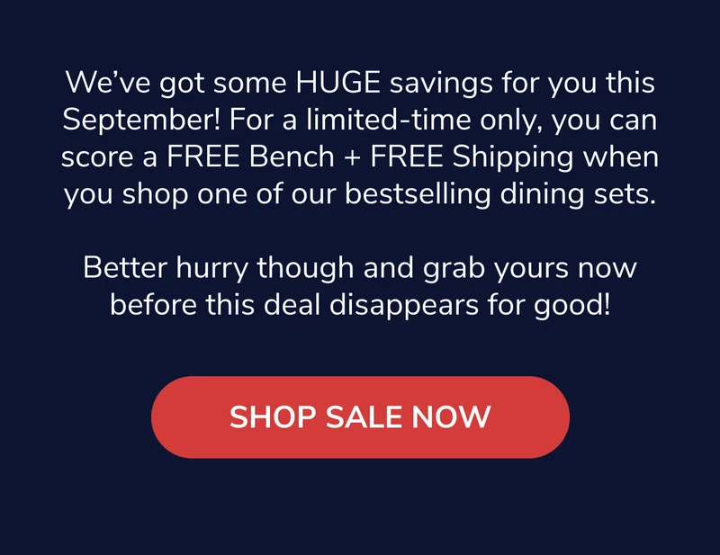 Get Free Bench + Free Shipping